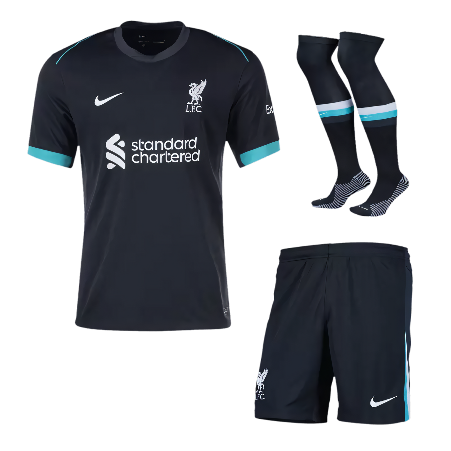 Liverpool Away Kids Full Kit 2024/25