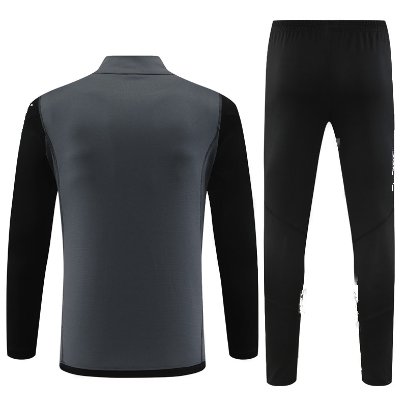 Real Madrid Tracksuit Grey/Black