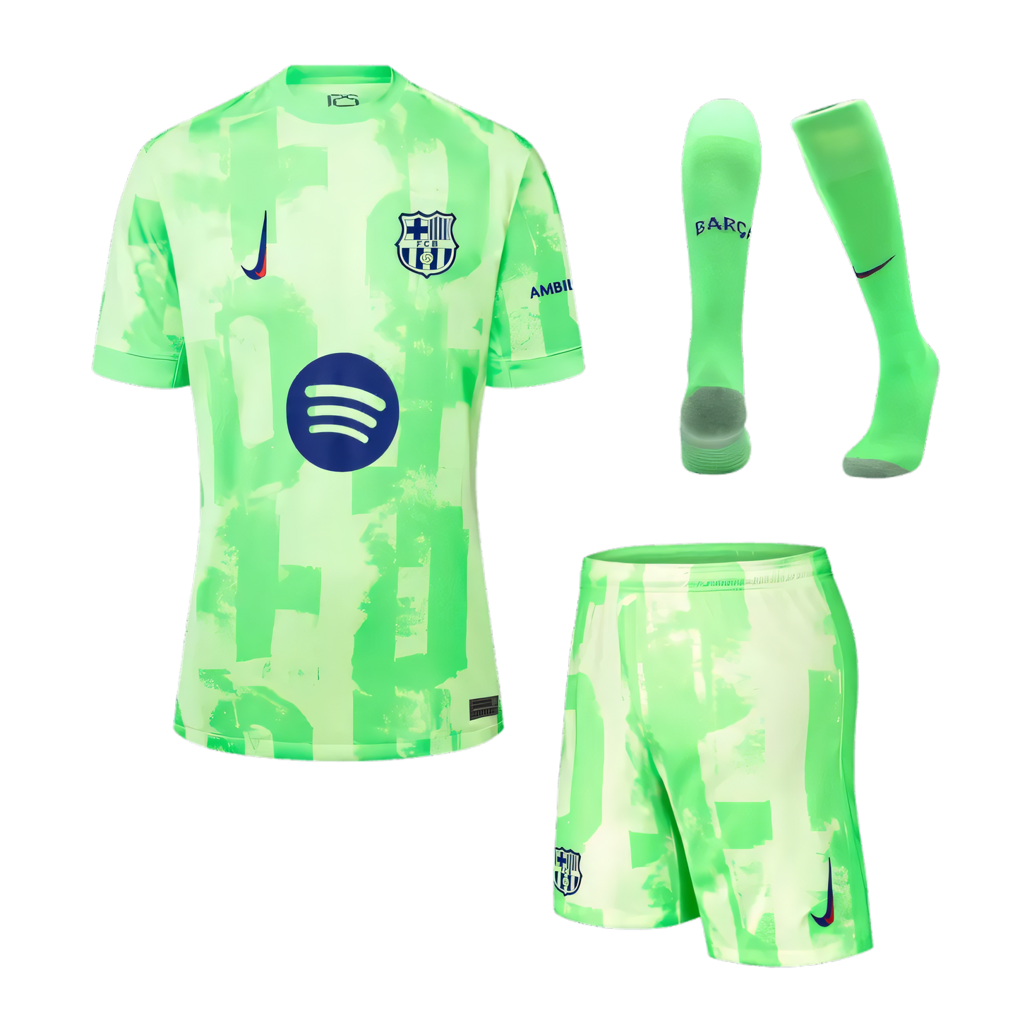 Barcelona Third Kids Full Kit 2024/25