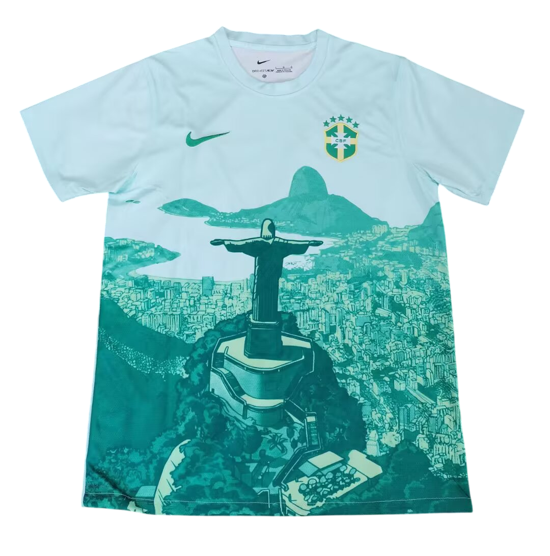 Brazil Special Green Jesus Jersey