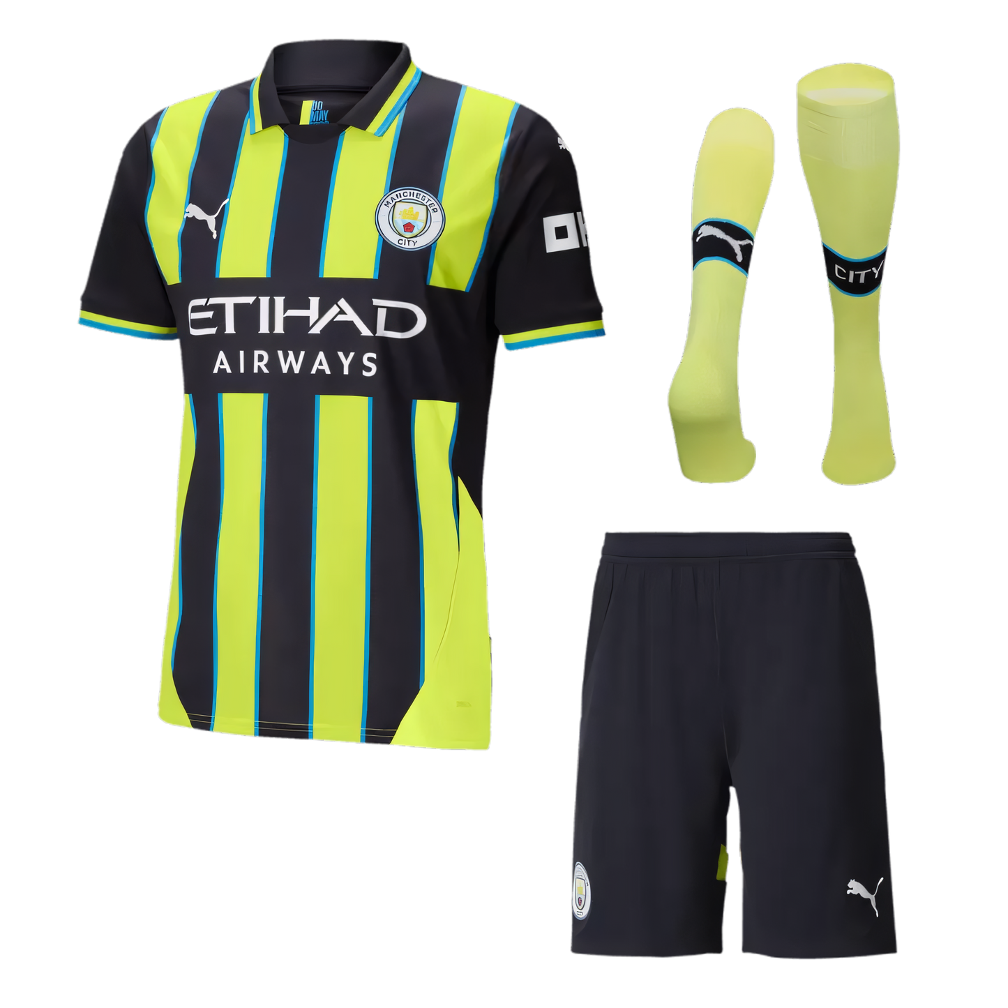 Manchester City Away Kids Full Kit 2024/25