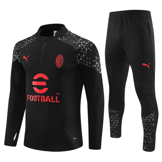 AC Milan Tracksuit Black