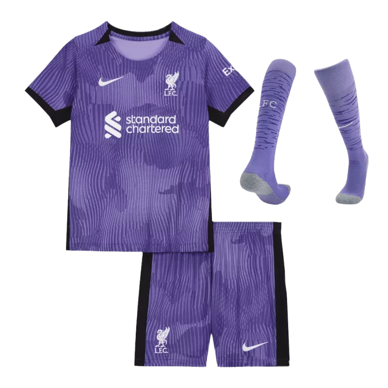 Liverpool Third Kids Full Kit 2023/24