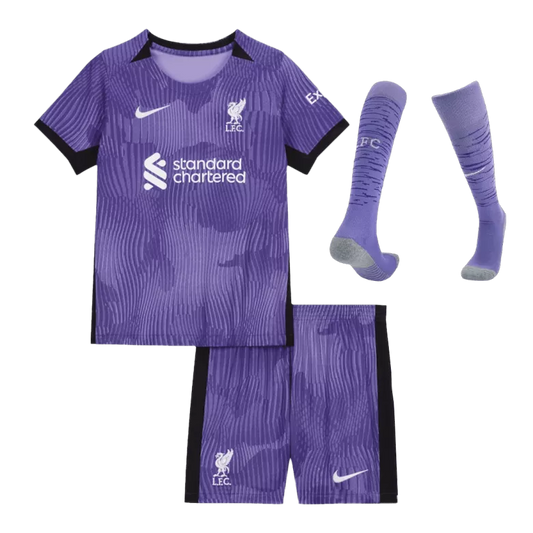 Liverpool Third Kids Full Kit 2023/24