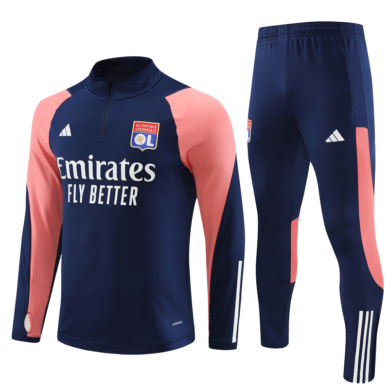 Olympique Lyon Tracksuit Blue