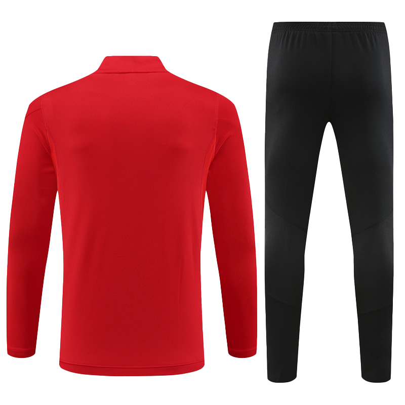 Arsenal 1/4 Zip Tracksuit Red