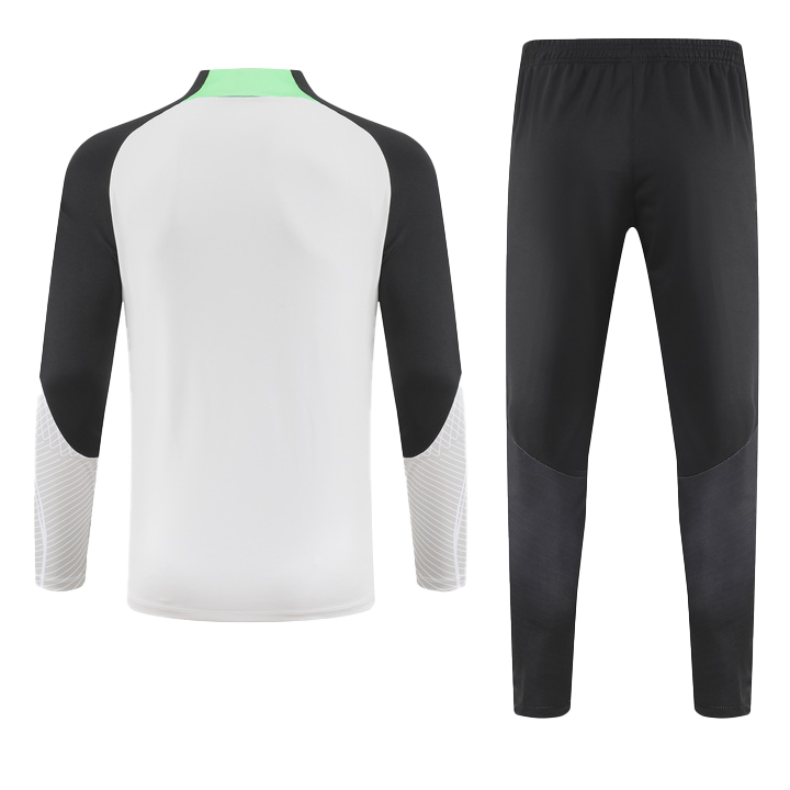 Liverpool 1/4 Tracksuit Black/White/Green