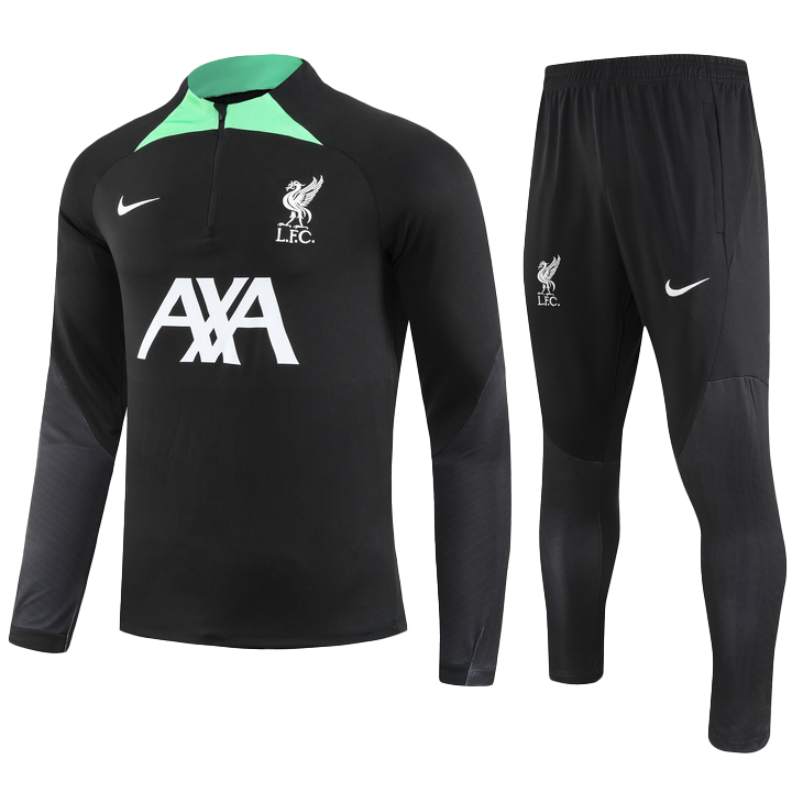 Liverpool Tracksuit Black/Green