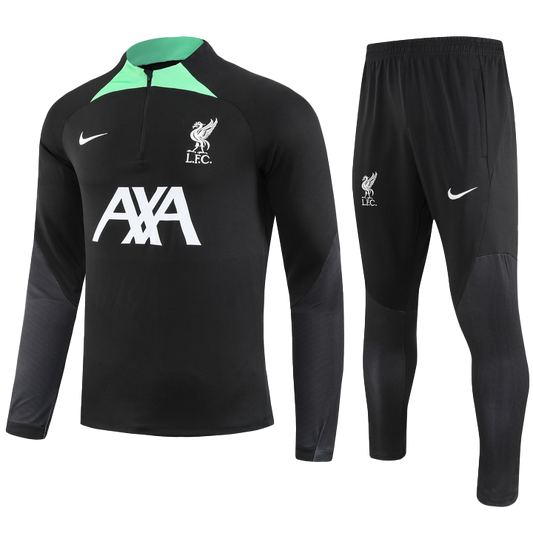 Liverpool Tracksuit Black/Green