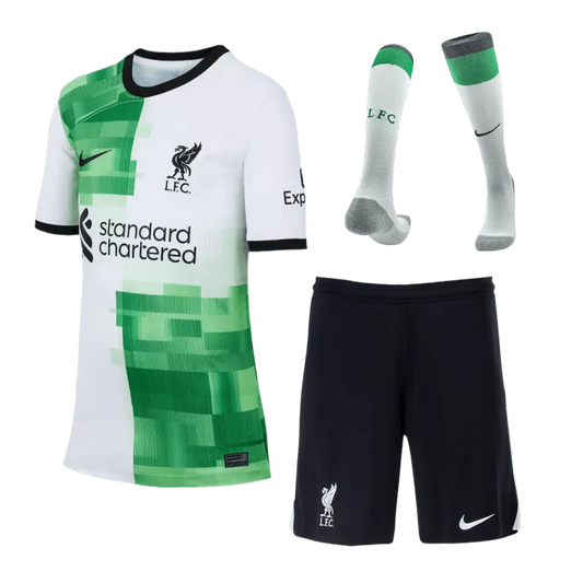 Liverpool Away Kids Full Kit 2023/24