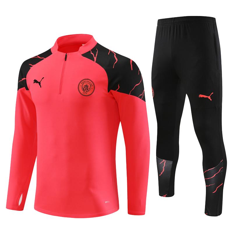 Manchester City Tracksuit Red