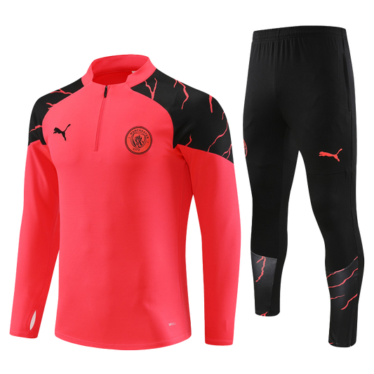 Manchester City Tracksuit Red