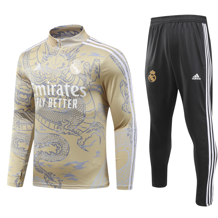 Real Madrid Tracksuit X Gold Dragon