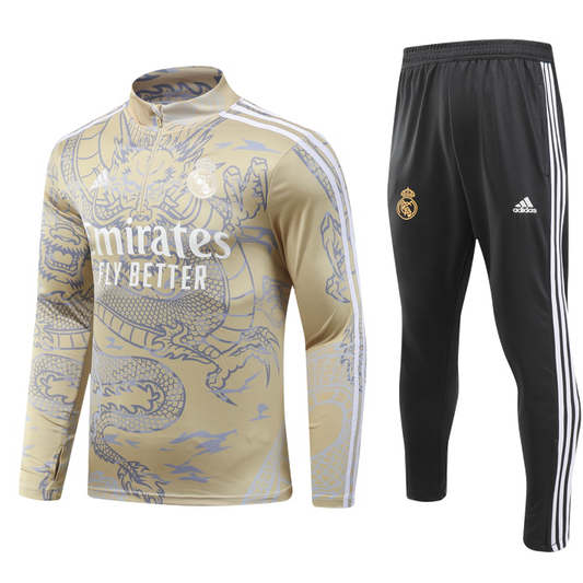 Real Madrid Tracksuit X Gold Dragon