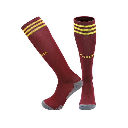 Roma Home Soccer Socks 2023/24