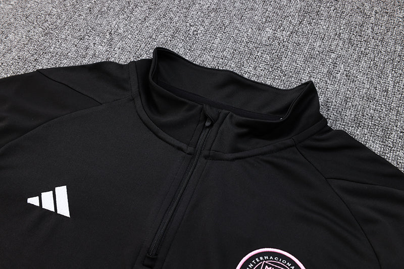 Inter Miami 1/4 Zip Tracksuit Black