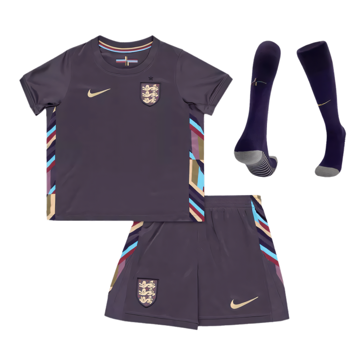 England Away Kids Kit EURO 2024