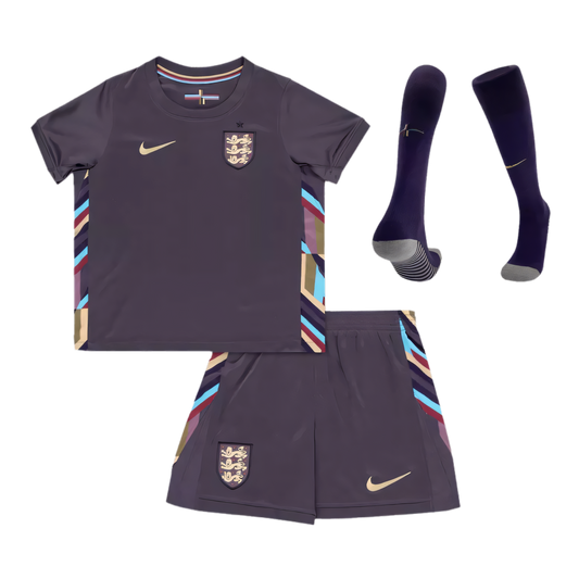 England Away Kids Kit EURO 2024