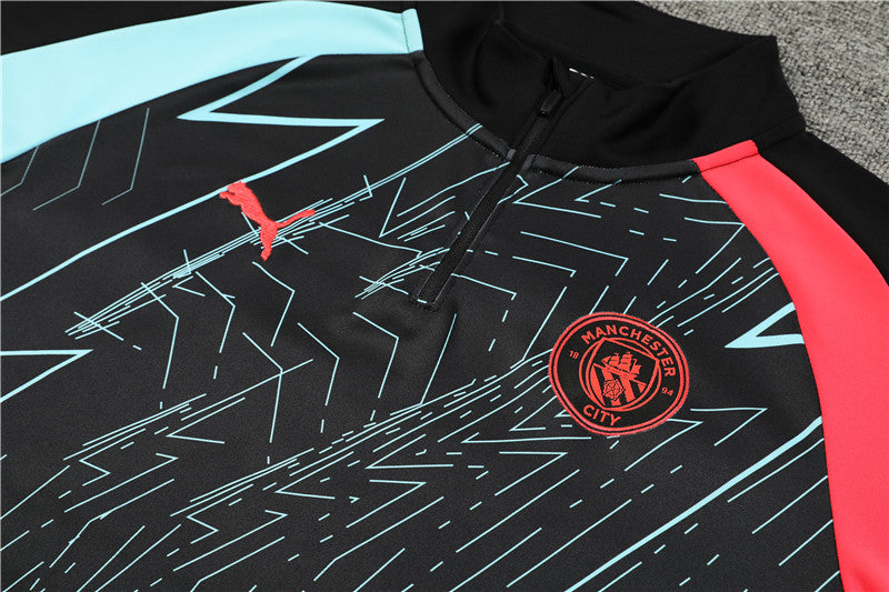 Manchester City Tracksuit Black