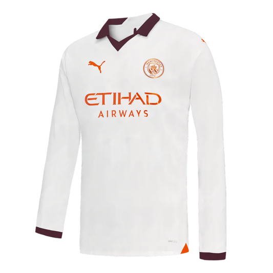 Manchester City Long Sleeve Away Jersey 2023/24