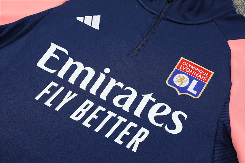 Olympique Lyon Tracksuit Blue