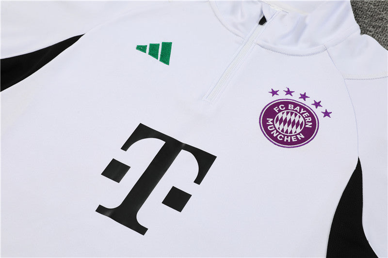 Bayern Munich Tracksuit White