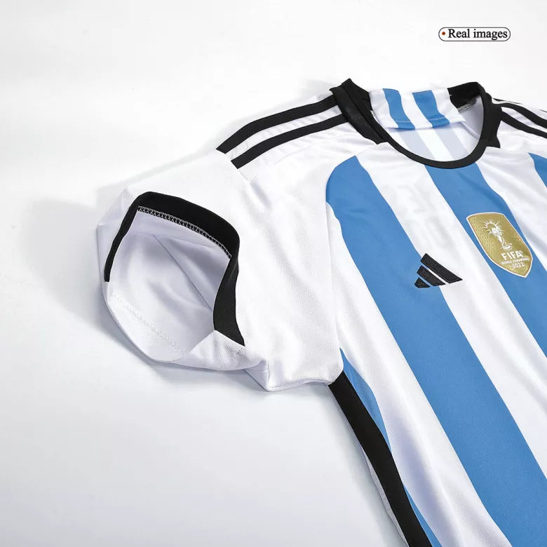 Argentina Three Star Home Jersey 2022-Champion Edition