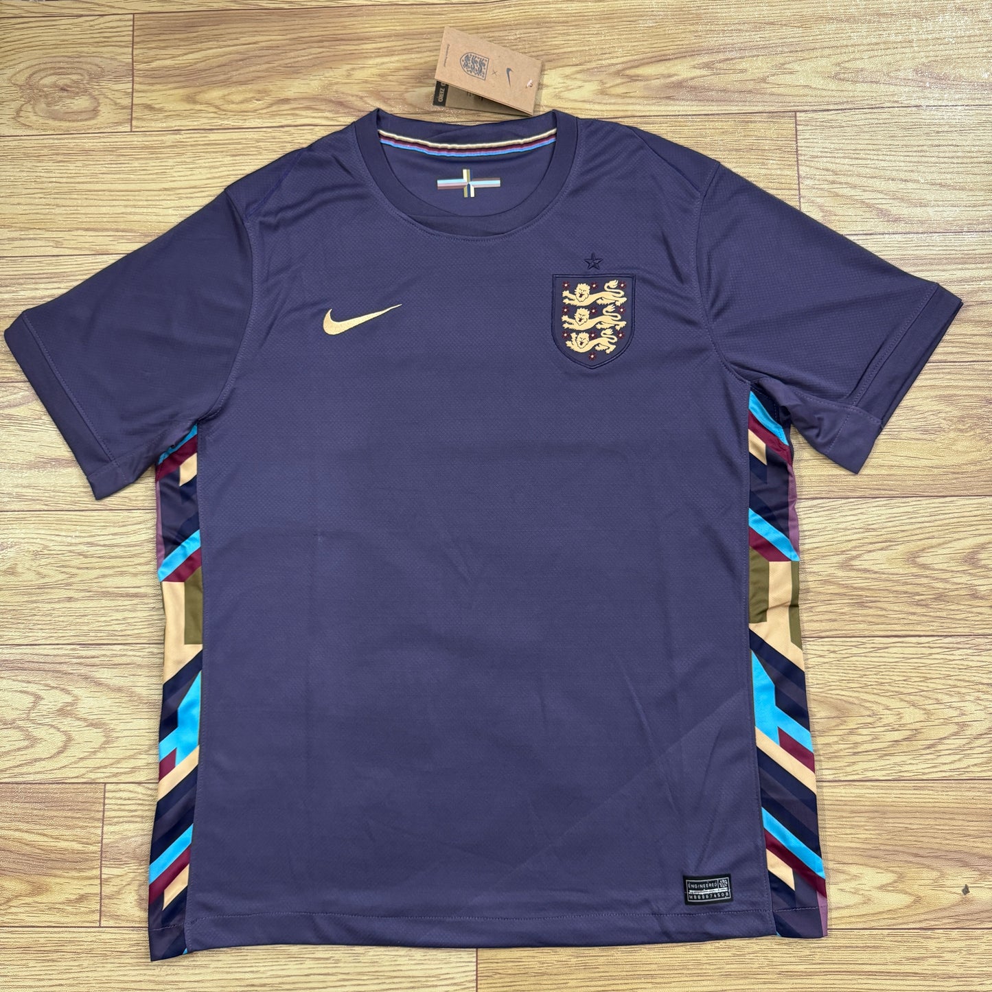 England Away Football EURO 2024