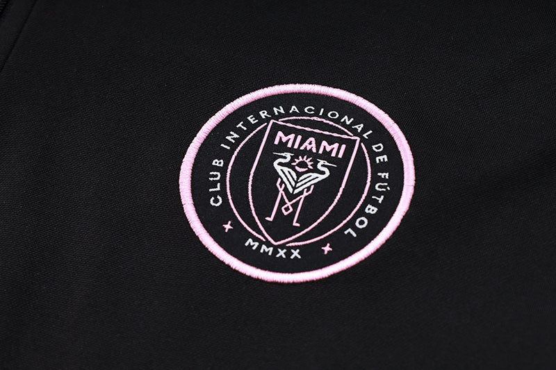 Inter Miami 1/4 Zip Tracksuit Black