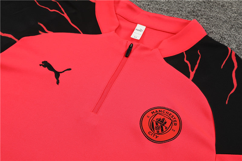 Manchester City Tracksuit Red