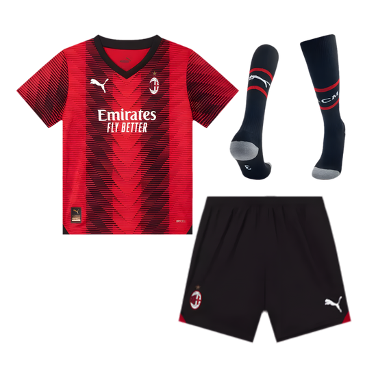 AC Milan Home Kids Full Kit 2023/24