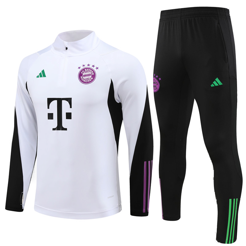 Bayern Munich Tracksuit White