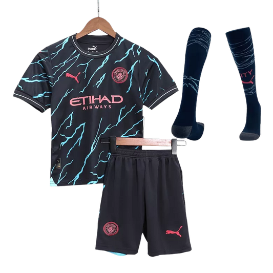 Manchester City Third Kids Full Kit 2023/24