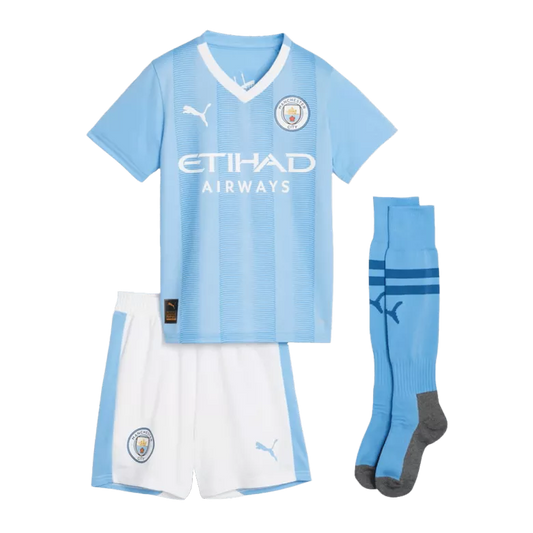 Manchester City Home Kids Full Kit 2023/24