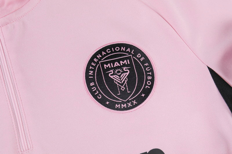 Inter Miami 1/4 ZIp Tracksuit Pink