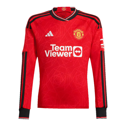 Manchester United Long Sleeve Home Jersey 2023/24